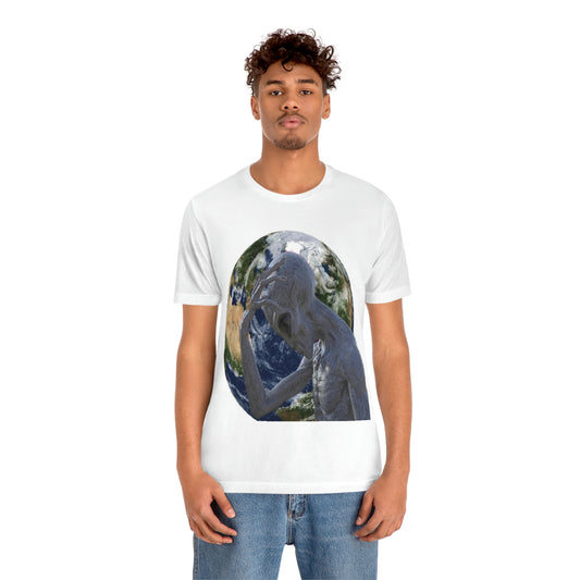 Alien Head Smack Unisex Jersey Short Sleeve Tee
