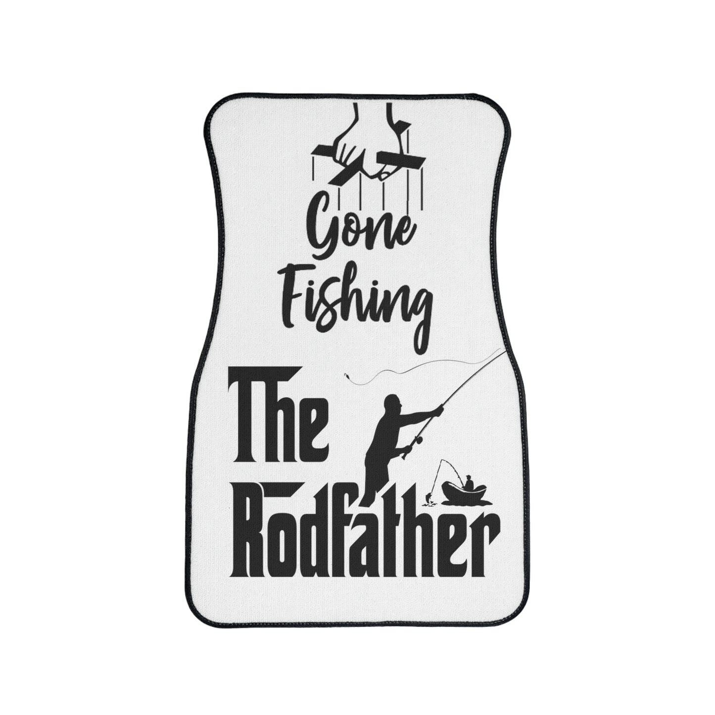 Gone Fishing Godfather Parody Car Floor Mats, 1pc