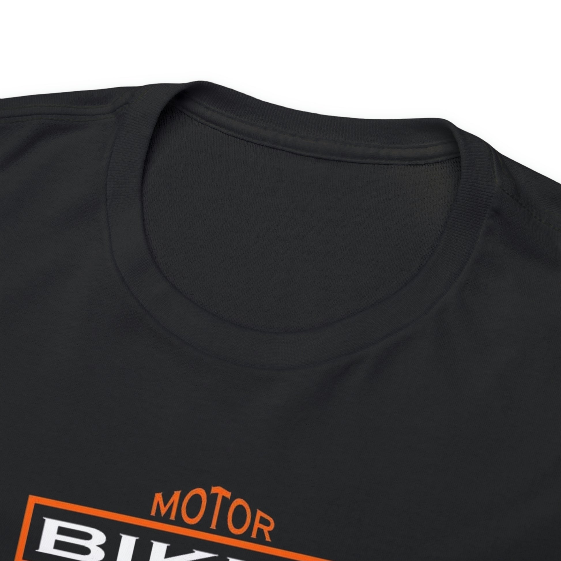 Collar Ride Hard Bikers Unisex Heavy Cotton Tee Shirt