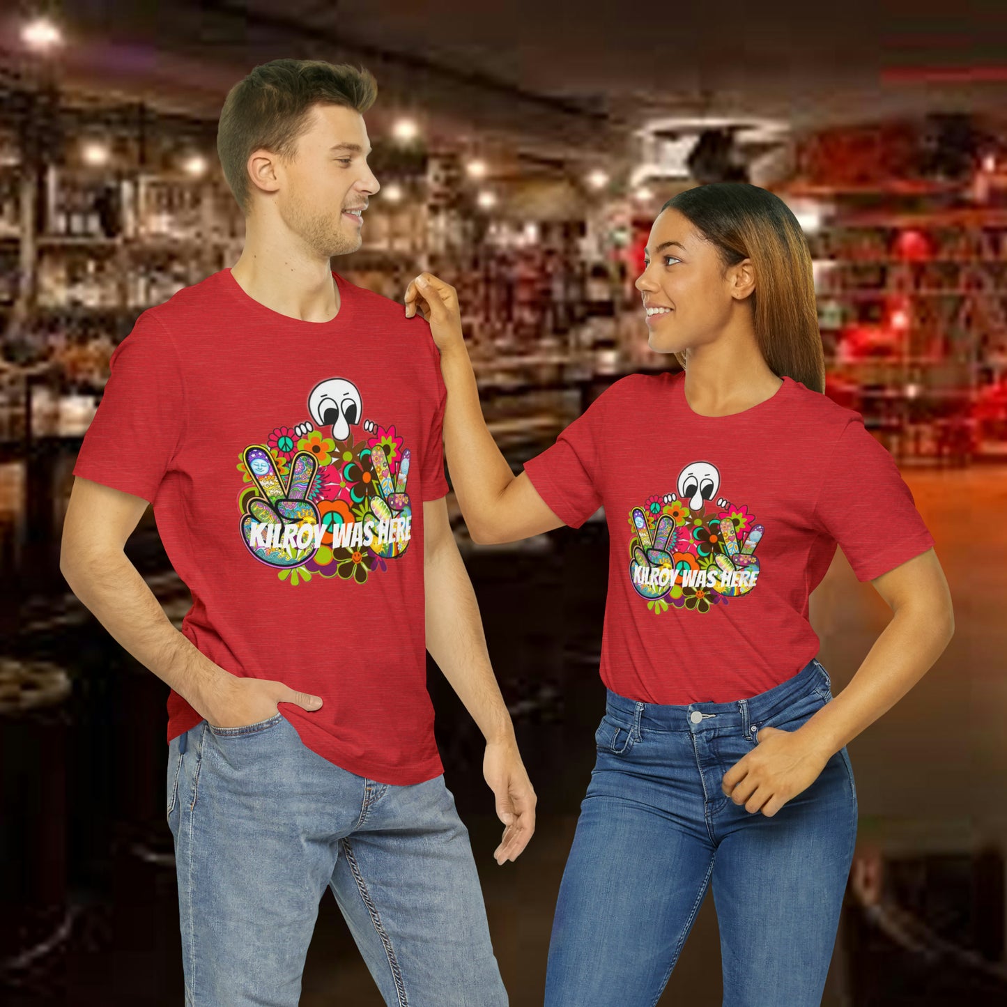 Kilroy Was Here Unisex Jersey Short Sleeve Tee Shirt