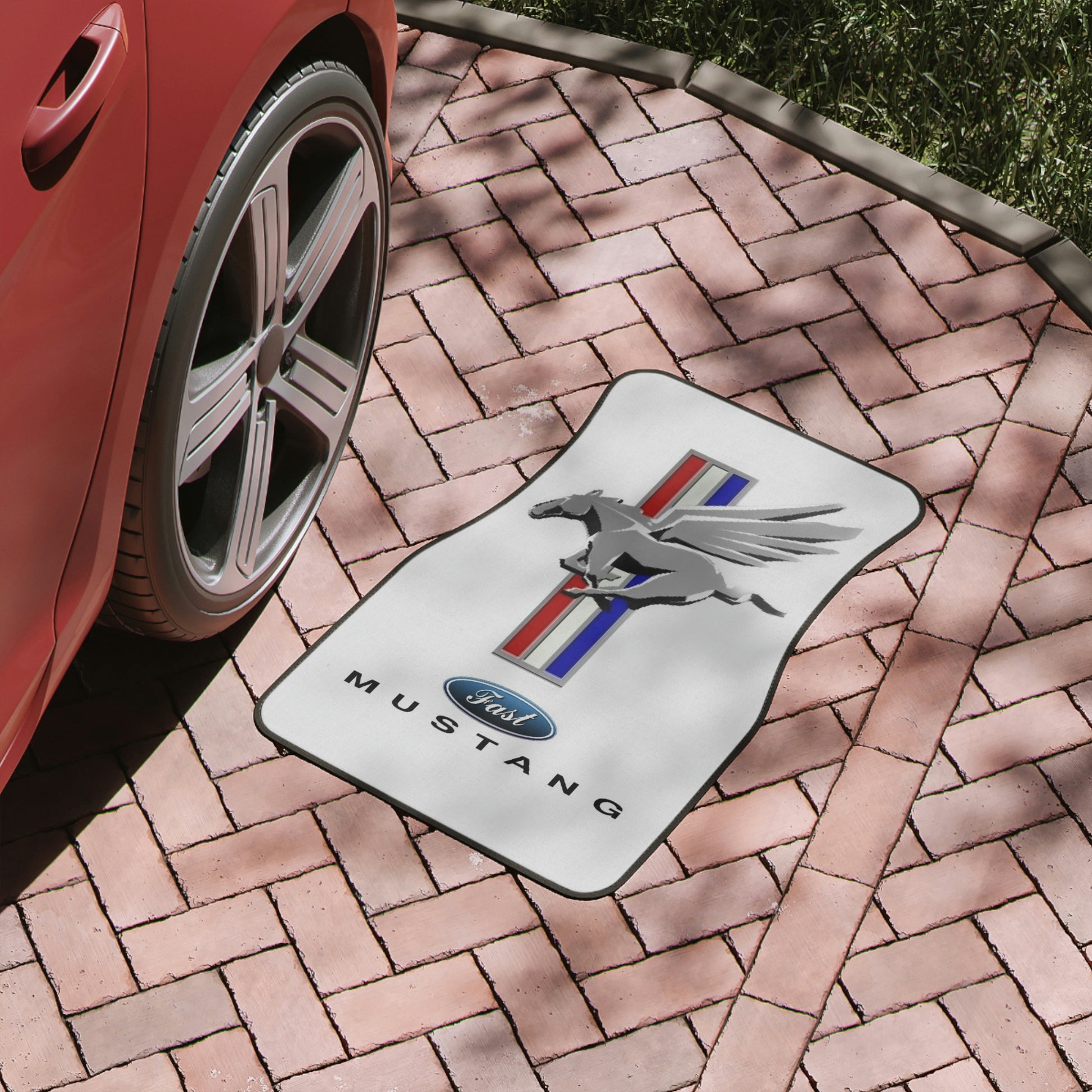 Next To Car Mustang Car Floor Mats, 1pc