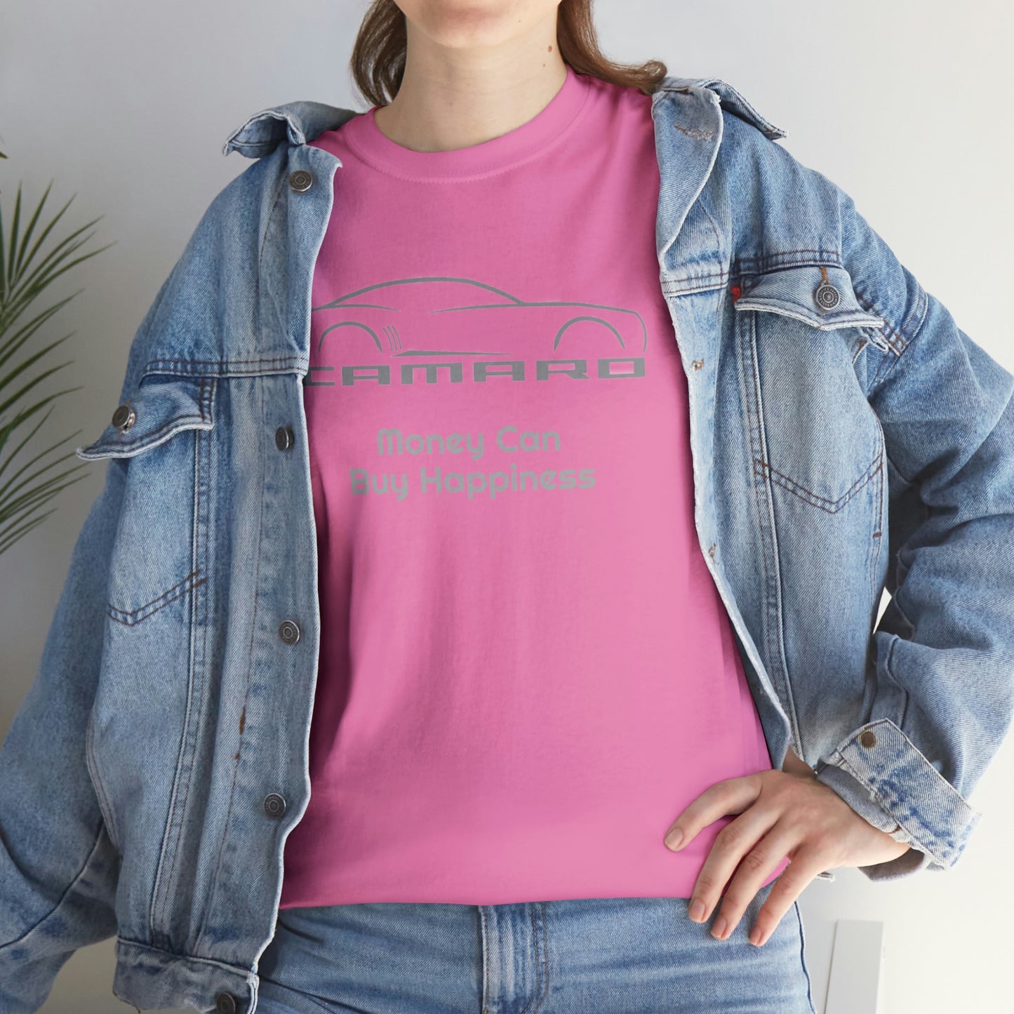Camaro Money Can Buy Happiness Unisex Heavy Cotton Tee