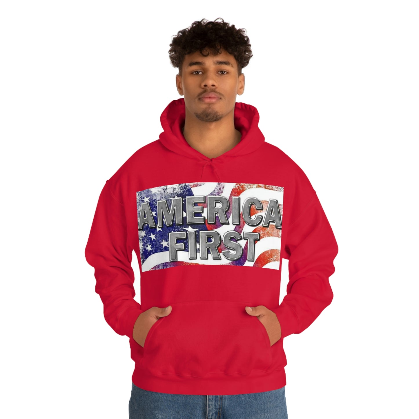 America First Unisex Heavy Blend™ Hooded Sweatshirt