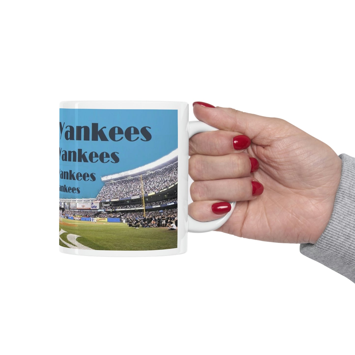 Lets Go Yankees Ceramic Mug 11oz
