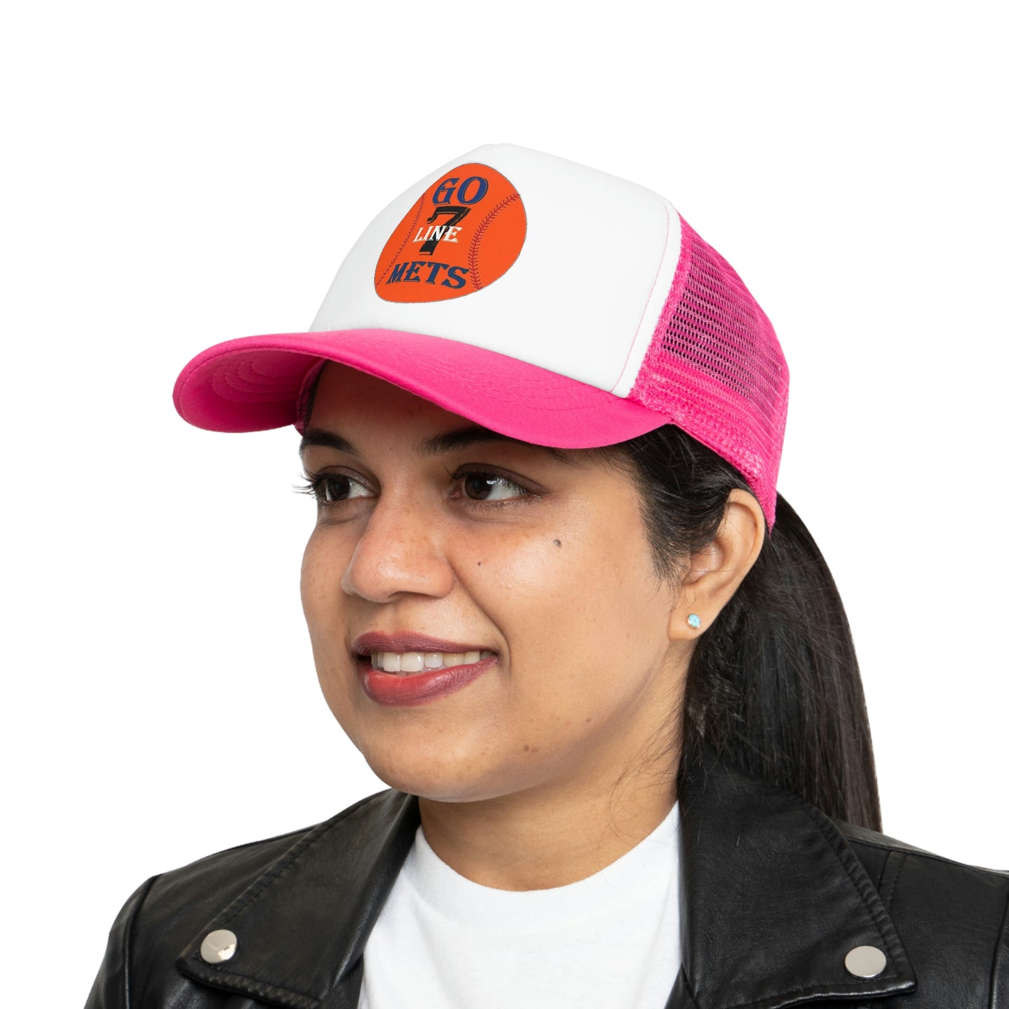 Go Mets - 7 Line Mesh Cap