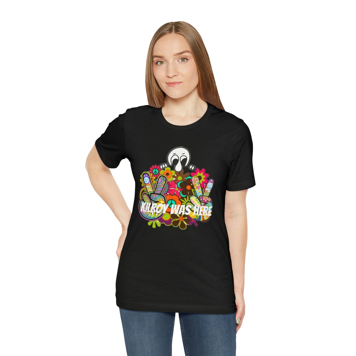 Kilroy Was Here Unisex Jersey Short Sleeve Tee Shirt