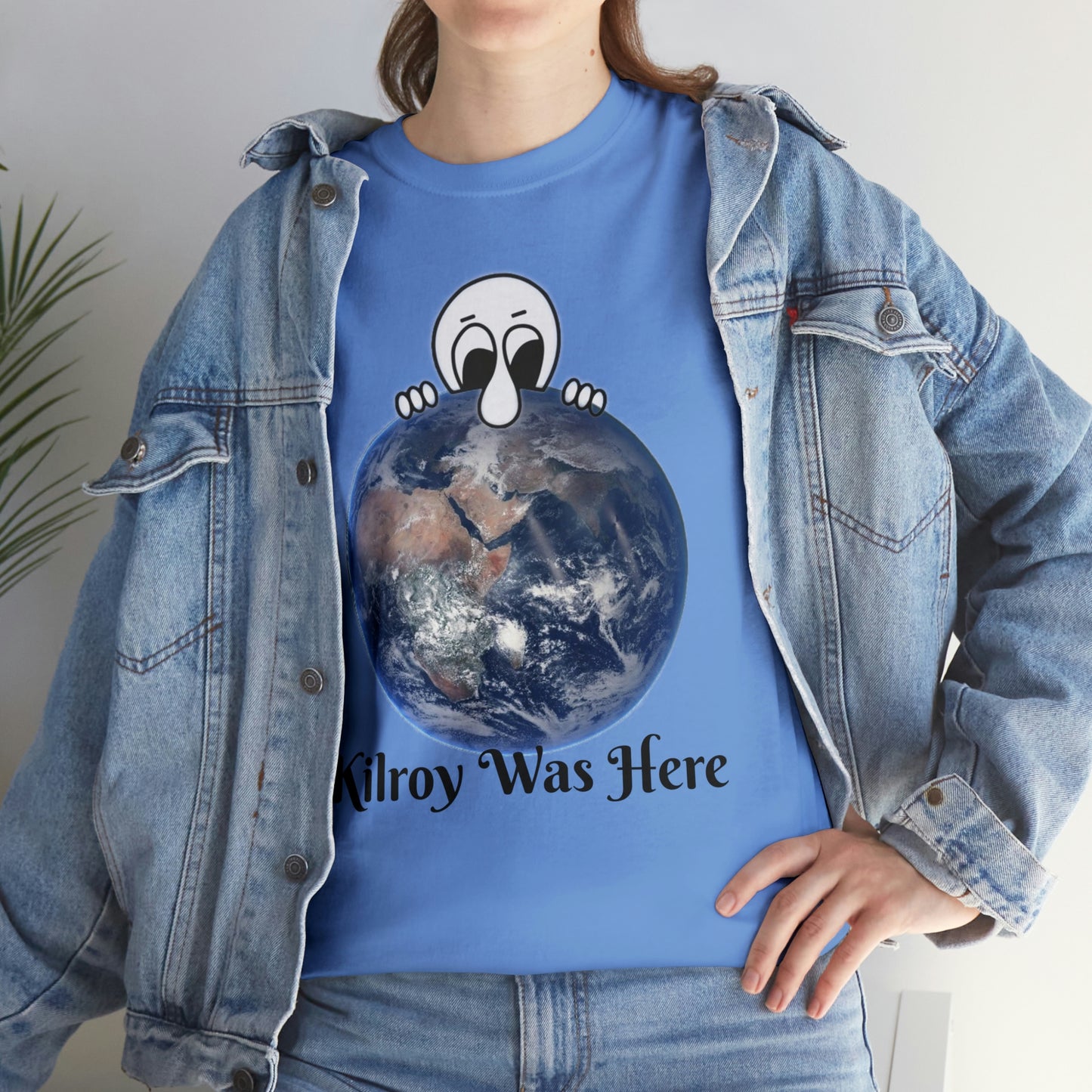 Kilroy Was Here Unisex Heavy Cotton Tee