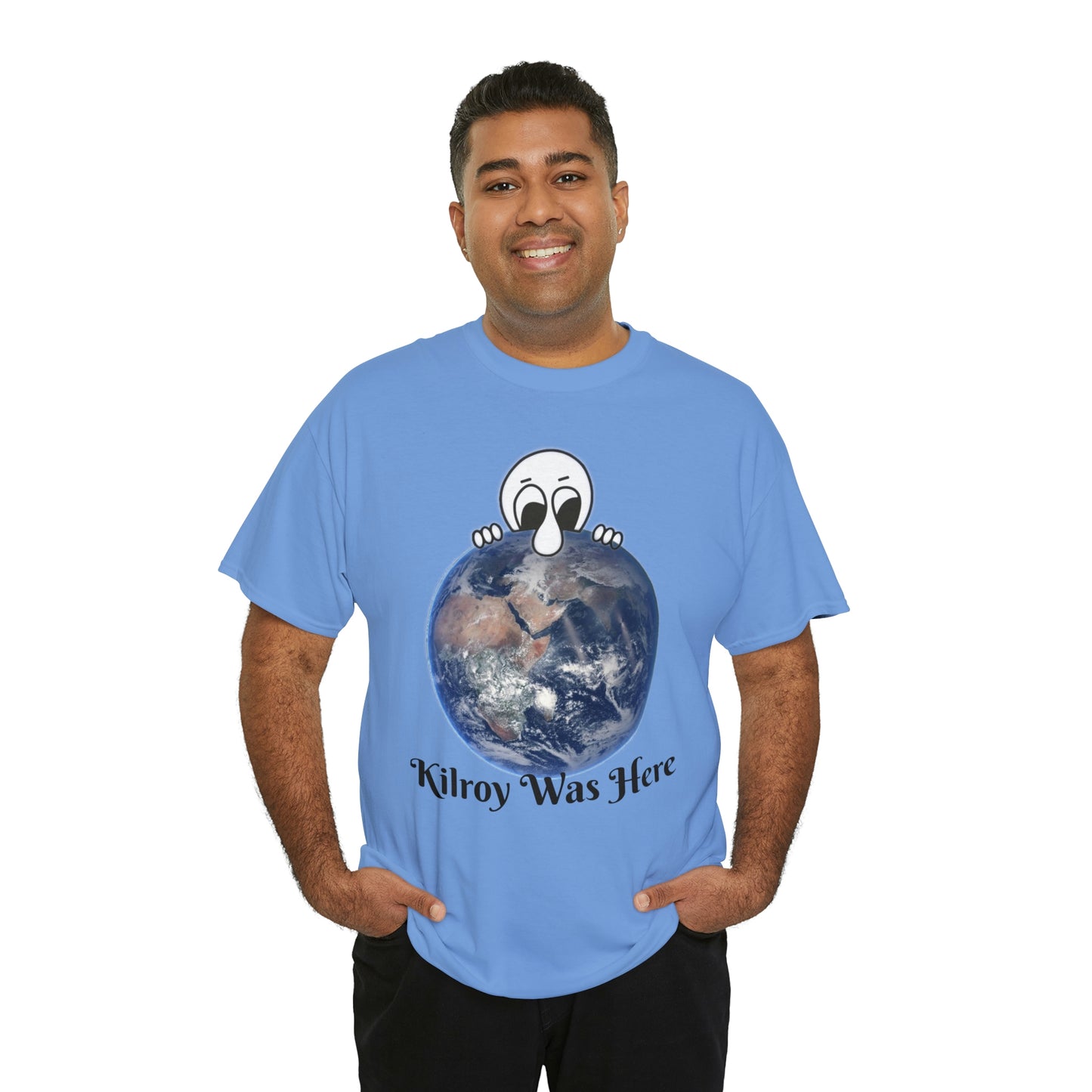 Kilroy Was Here Unisex Heavy Cotton Tee