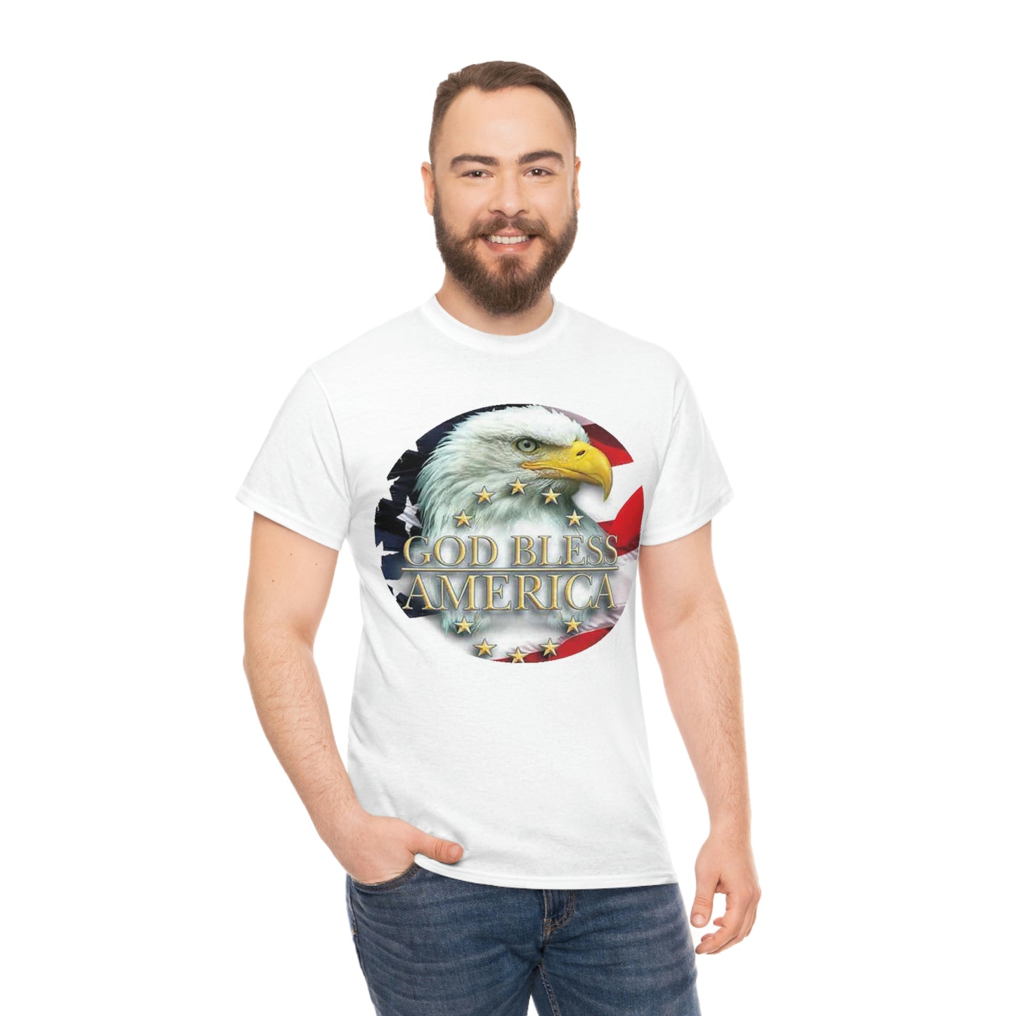 God Bless America Unisex Heavy Cotton Tee