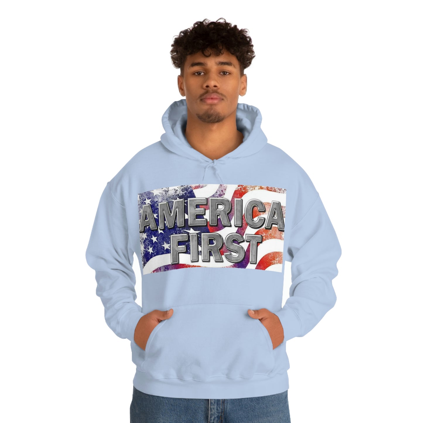 America First Unisex Heavy Blend™ Hooded Sweatshirt