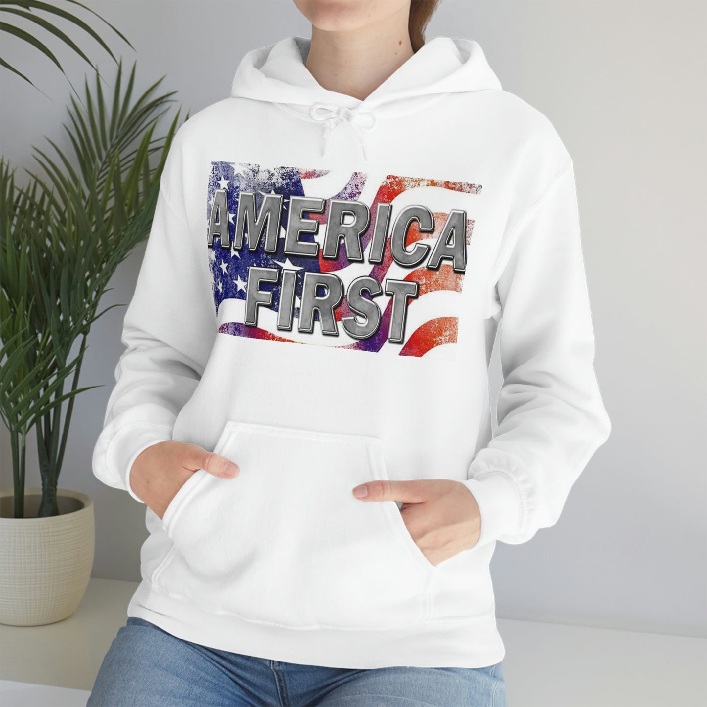 America First Unisex Heavy Blend™ Hooded Sweatshirt