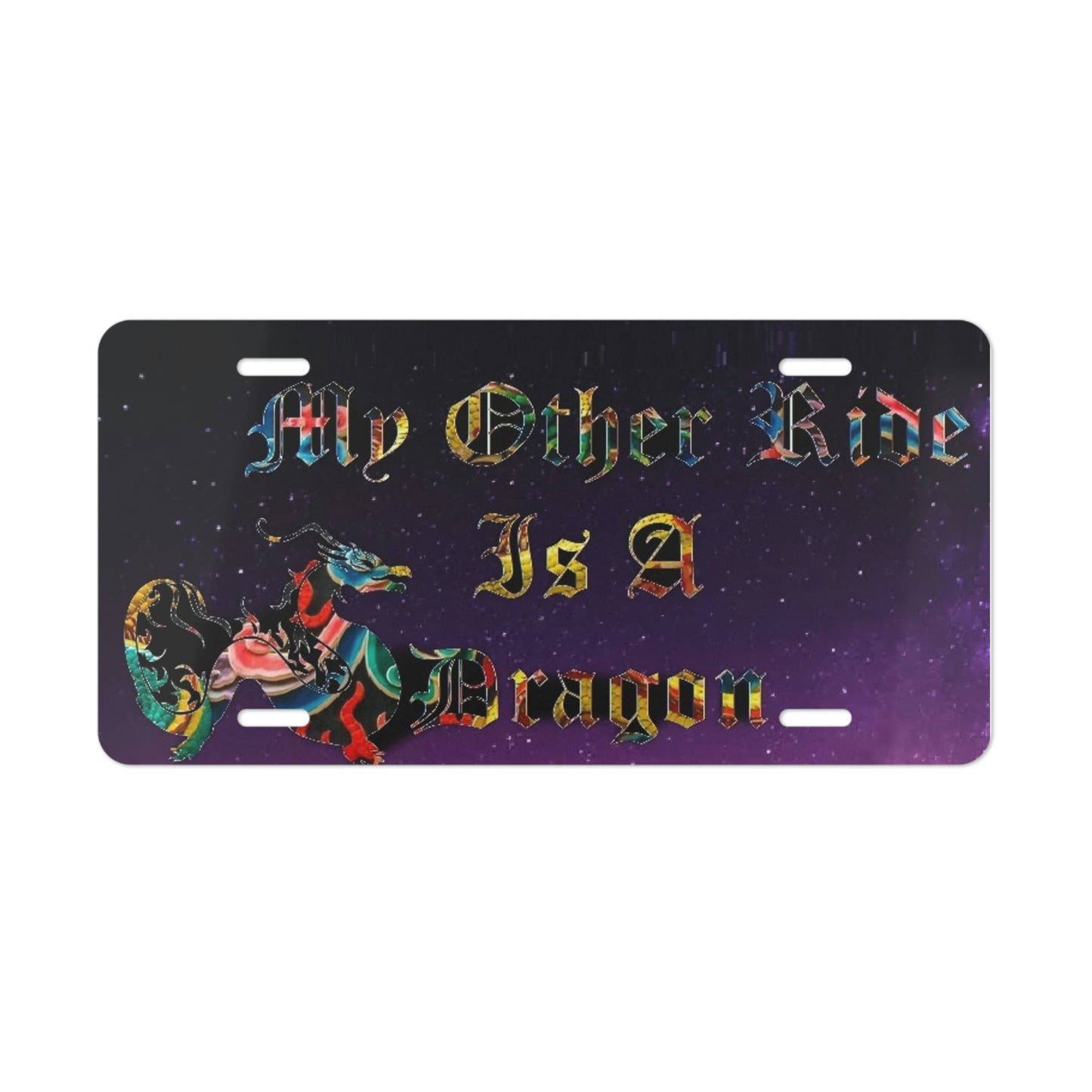 My Other Ride Is A Dragon Vanity Plate