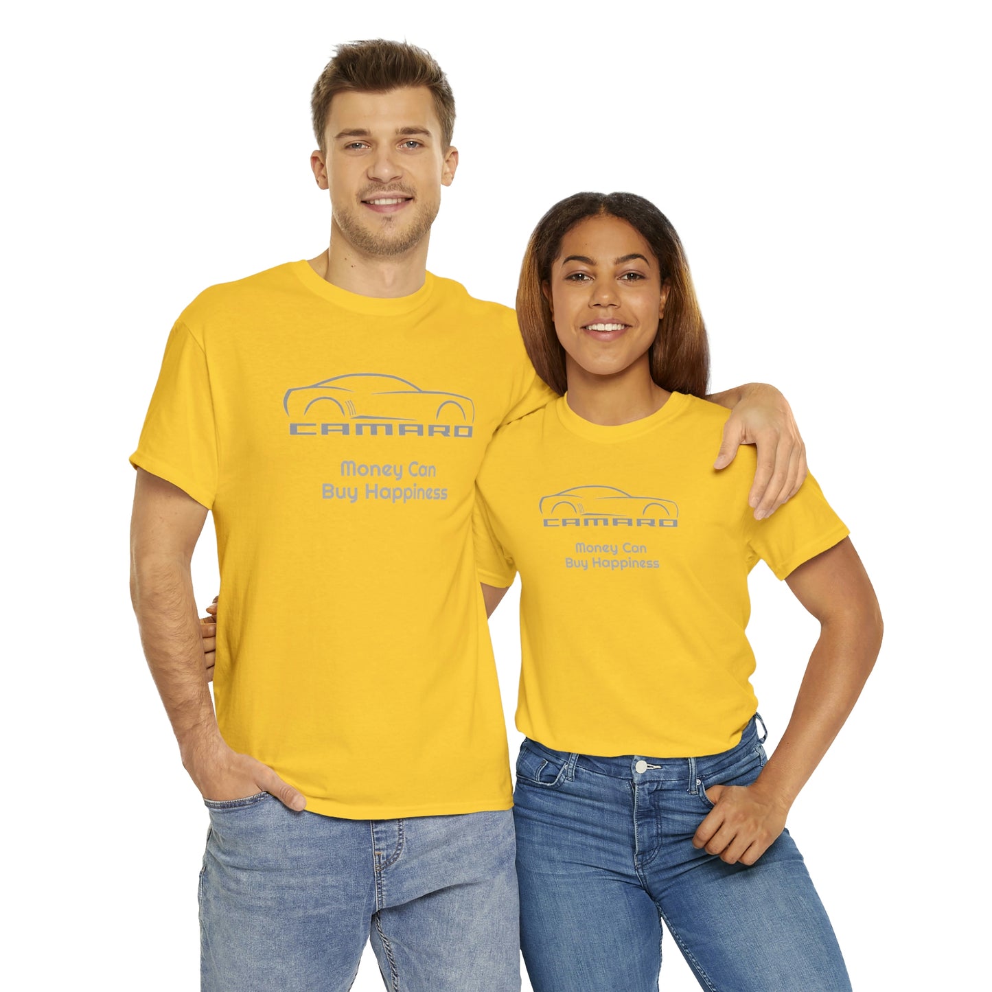 Camaro Money Can Buy Happiness Unisex Heavy Cotton Tee