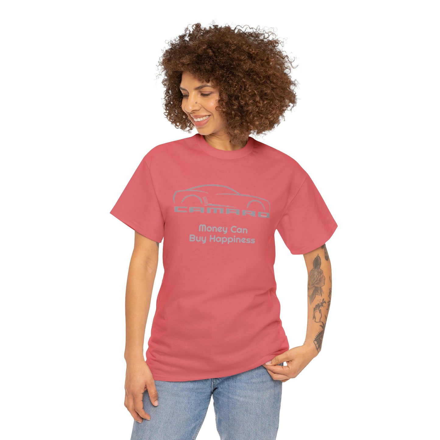 Camaro Money Can Buy Happiness Unisex Heavy Cotton Tee