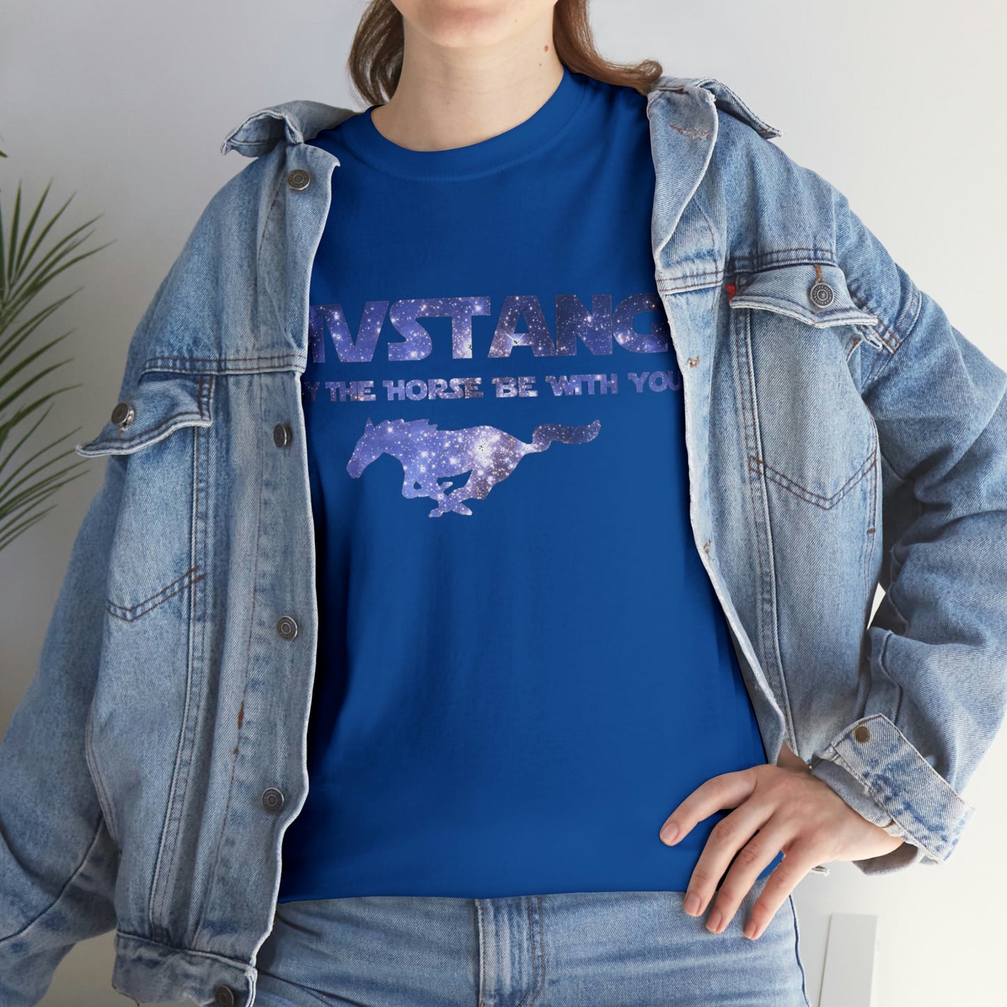 Mustang - May The Horse Be With You Unisex Heavy Cotton Tee
