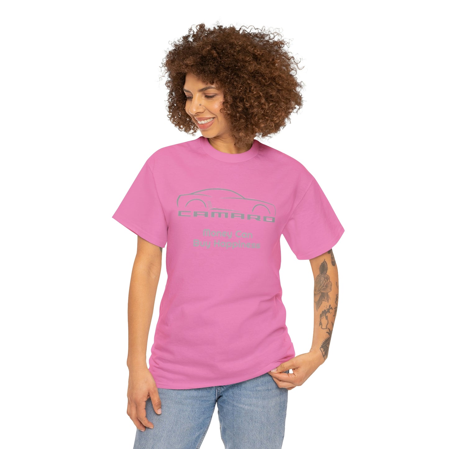Camaro Money Can Buy Happiness Unisex Heavy Cotton Tee