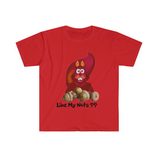 Funny Unisex Softstyle Red T-Shirt