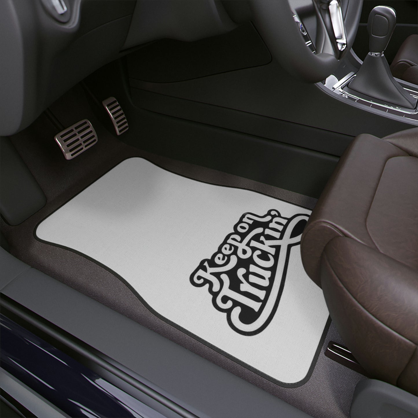 Keep On Trucking Car Floor Mats, 1pc