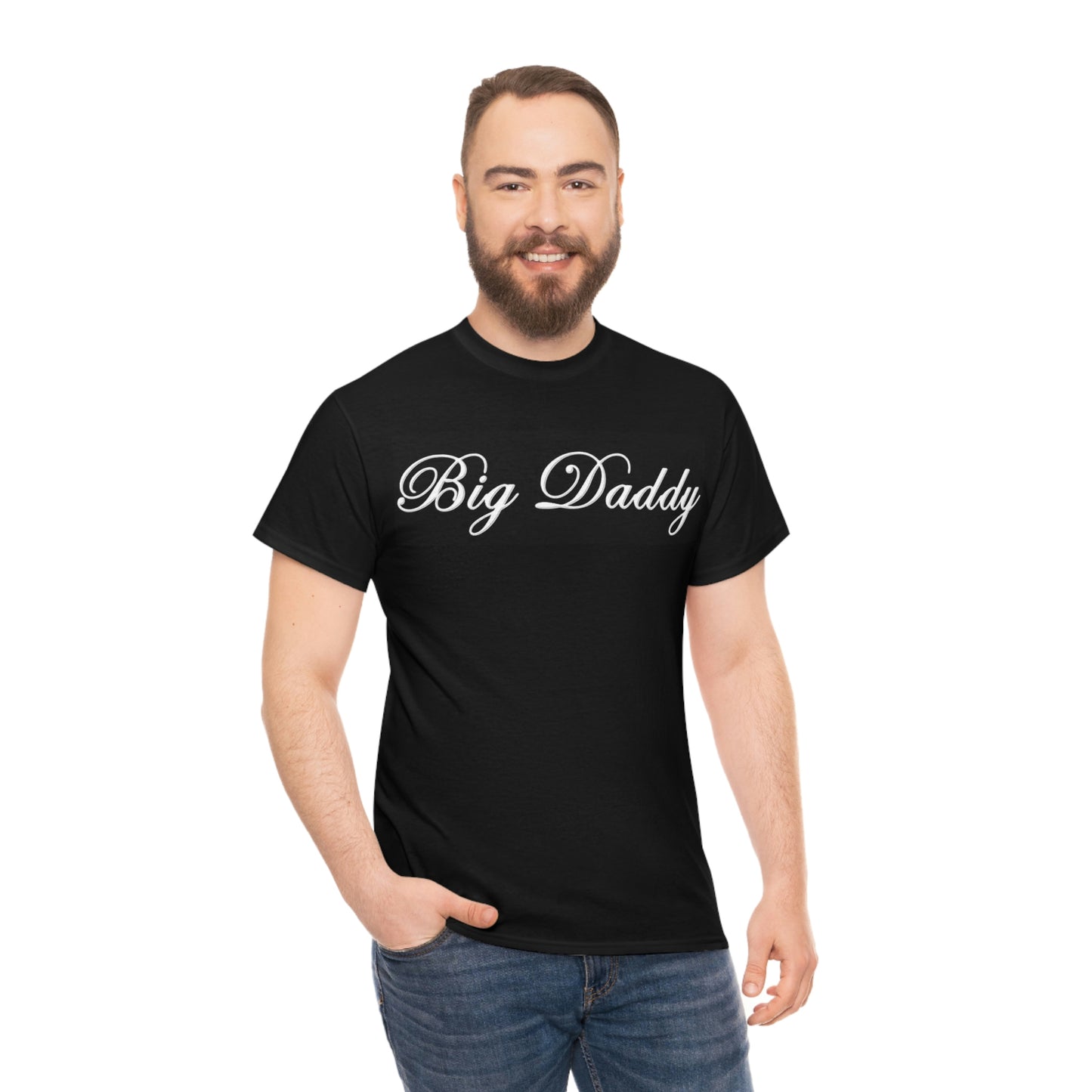 Big Daddy Unisex Heavy Black Cotton Tee
