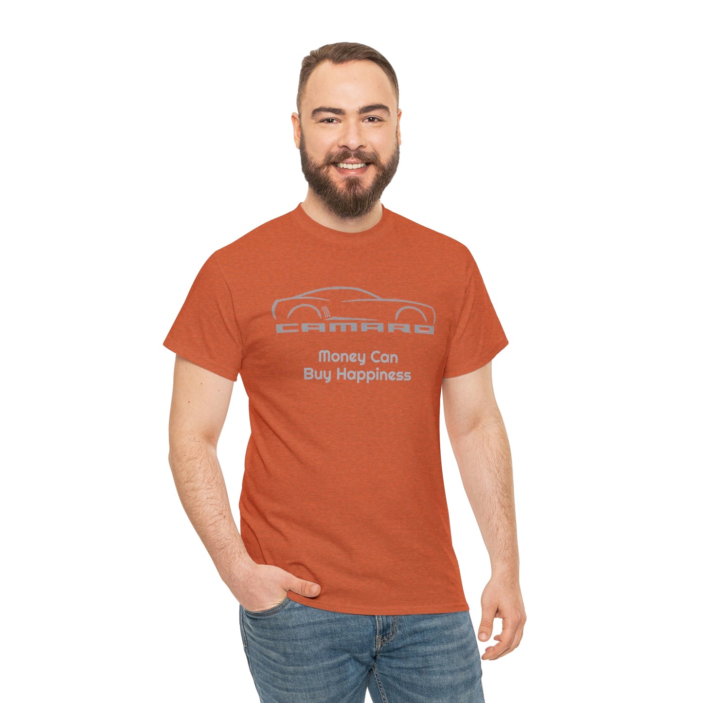 Camaro Money Can Buy Happiness Unisex Heavy Cotton Tee