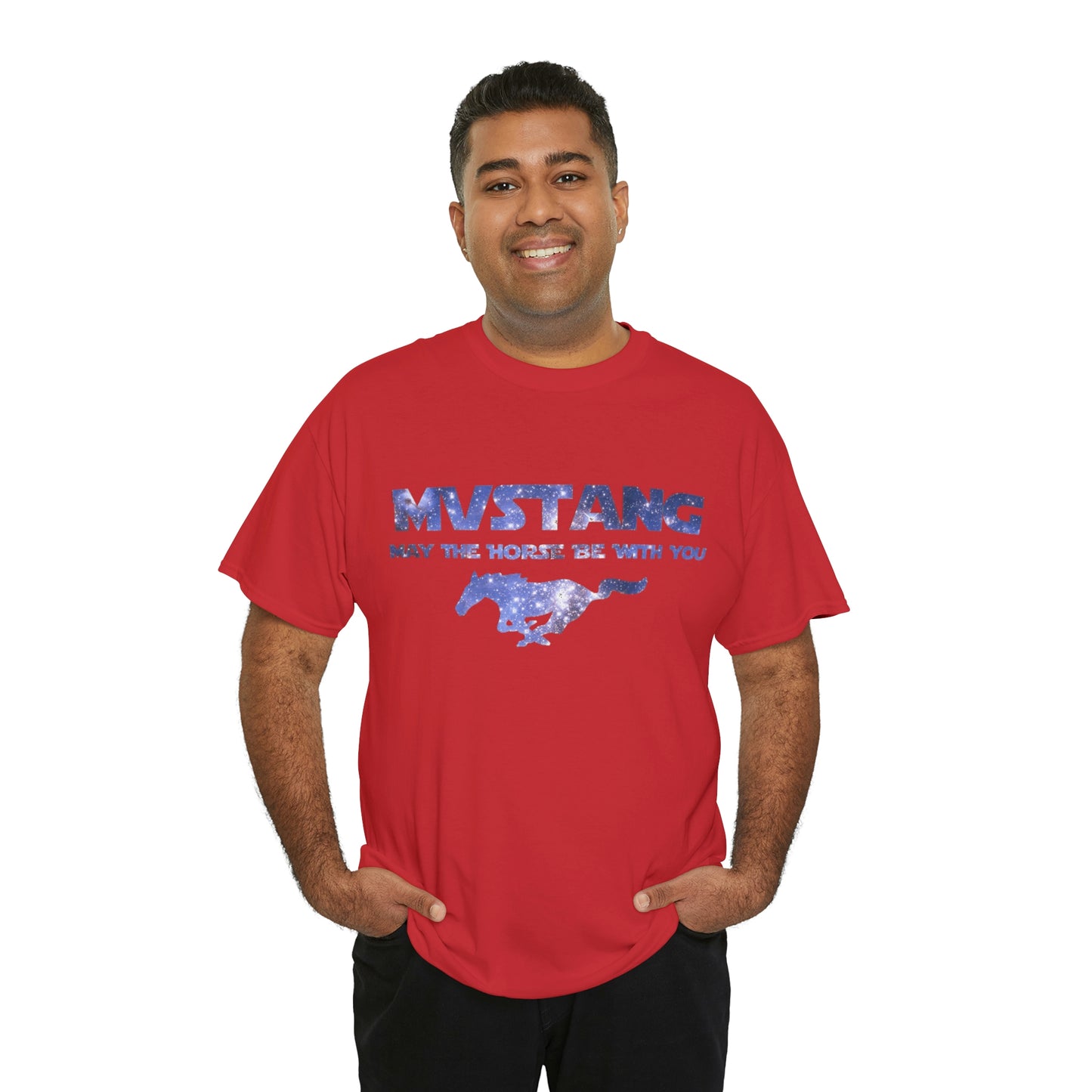 Mustang - May The Horse Be With You Unisex Heavy Cotton Tee