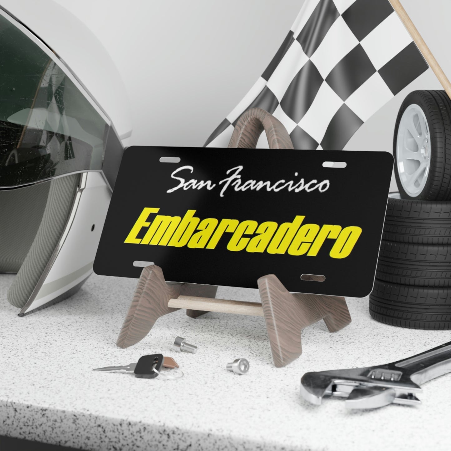 The Embarcadero, San Fransisco Vanity License Plate