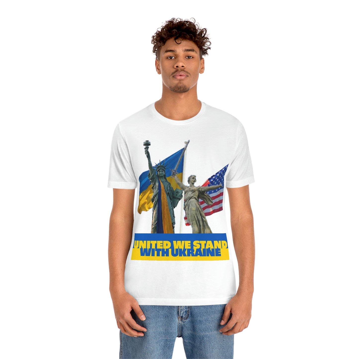 Ukraine American Short Sleeve Tee