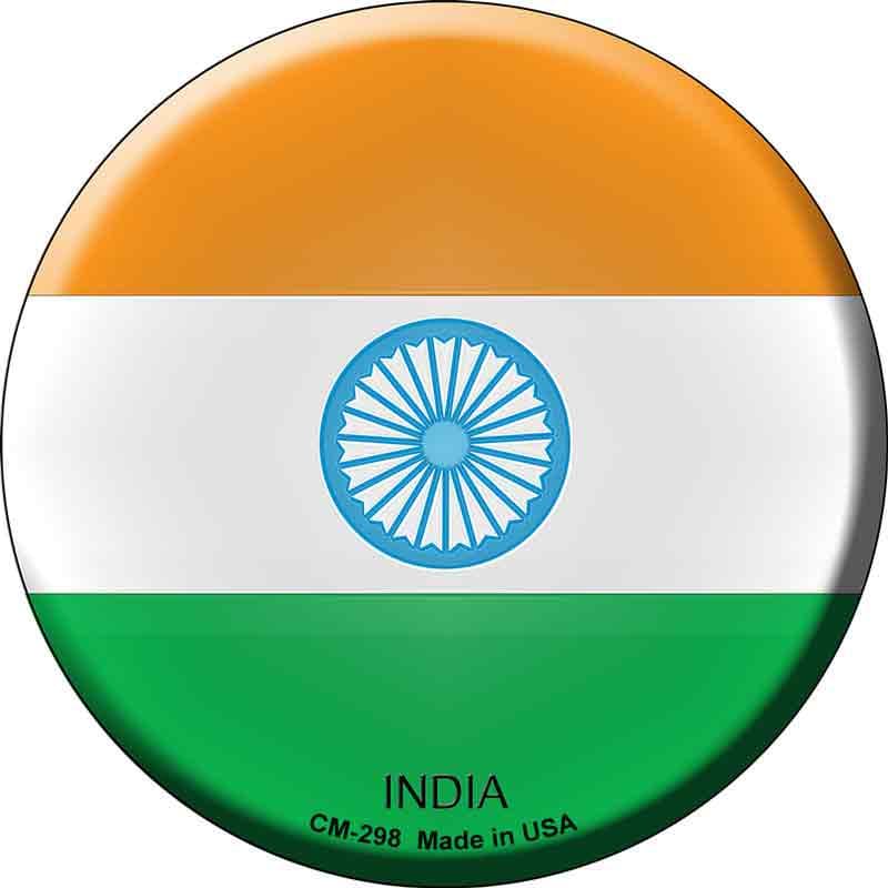 Country of India Circle Coasters Set of 4