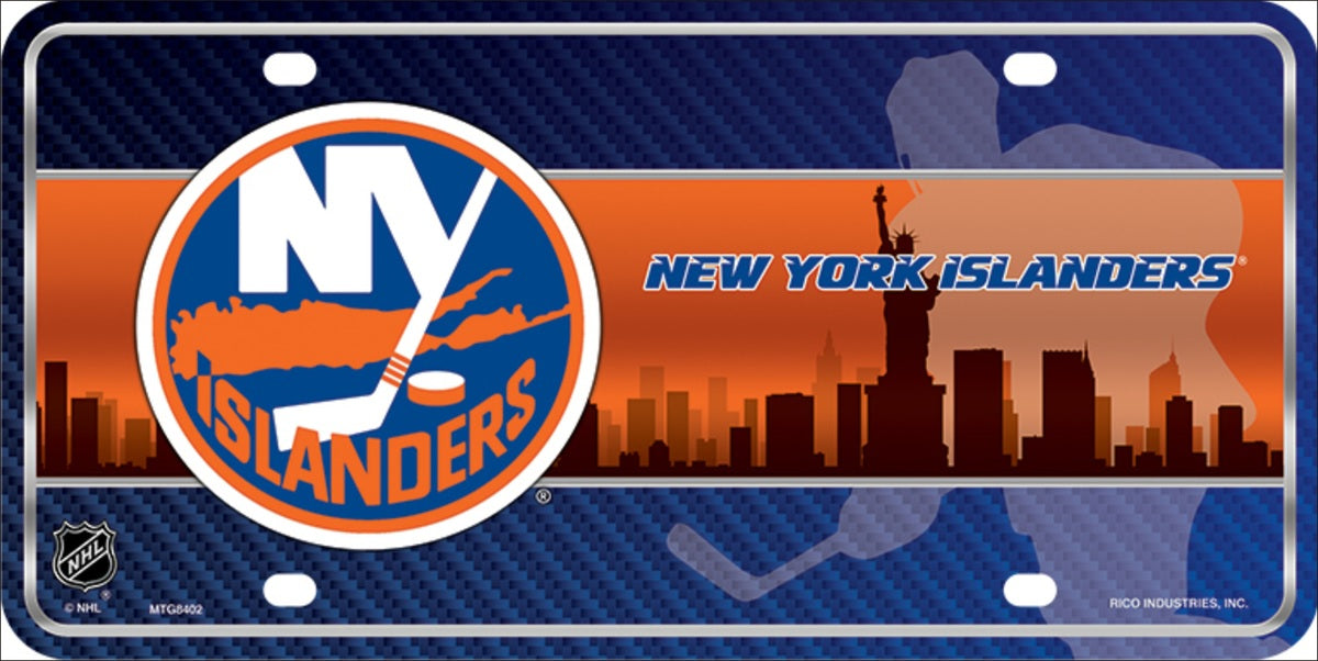 Islanders NHL Novelty Fans License Plate