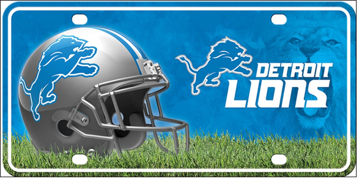 Detroit Lions NFL Fans Souvenir License Plate