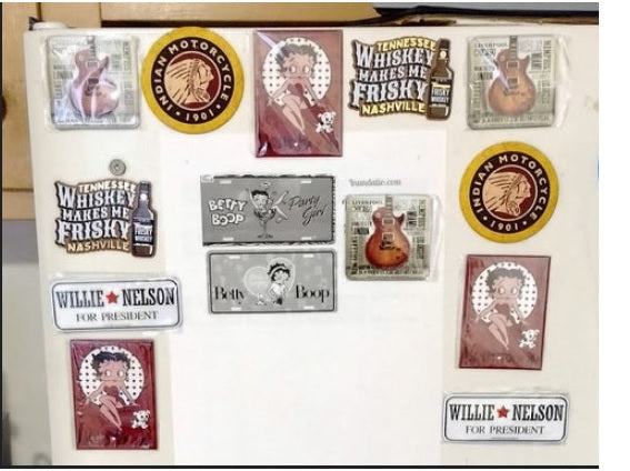 Betty Boop Magnet On Refrigerator