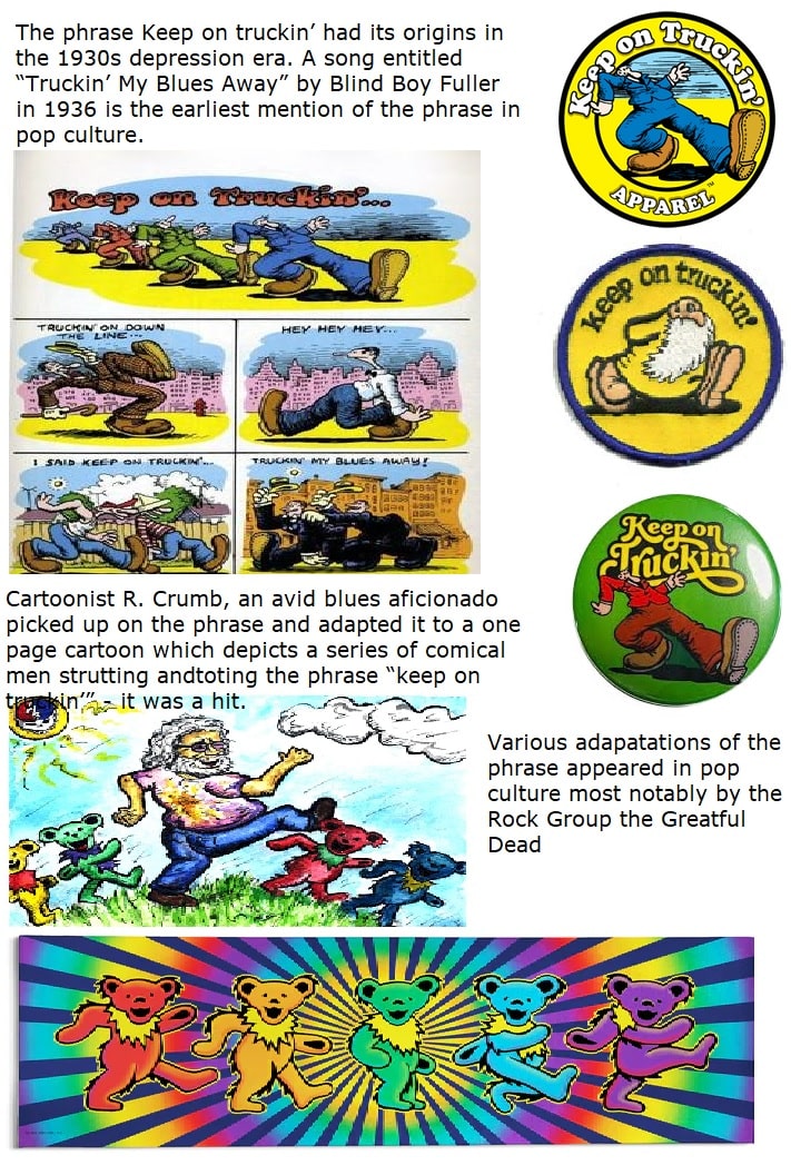 Keep On Truckin' History and Origins