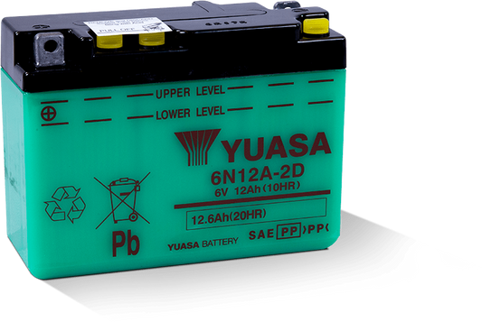 Yuasa 6N12A-2D Conventional 6-Volt Battery