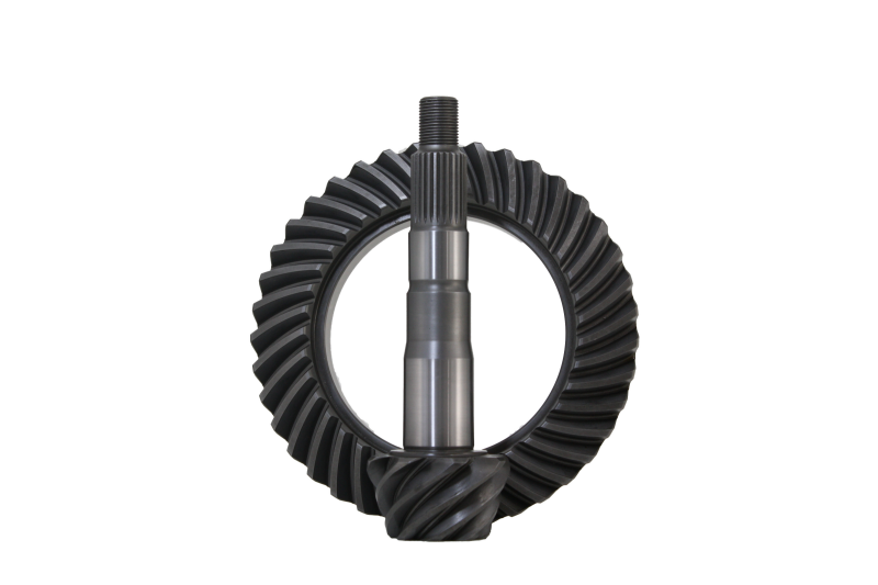 Gear ring and pinion on a white background
