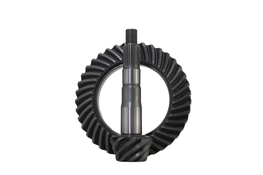 Gear ring and pinion on a white background