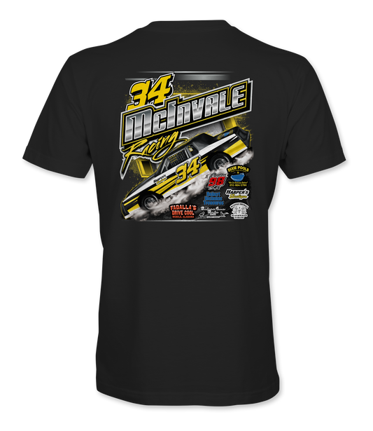 McInvale Racing Black T-Shirts