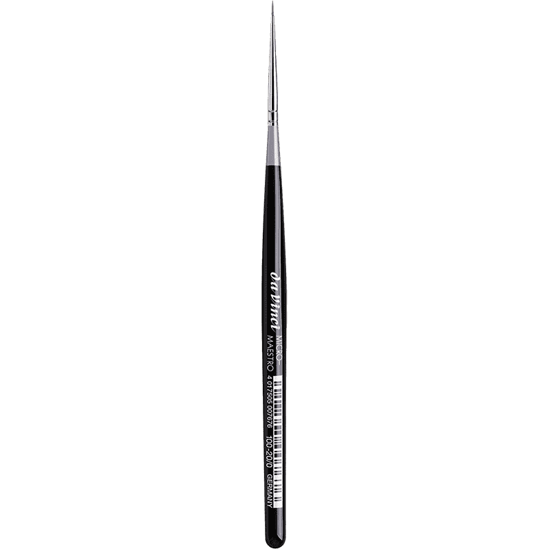 Da Vinci: Micro-Maestro - Kolinsky Red Sable Brush - Series 10 - Size 20/0 - Round