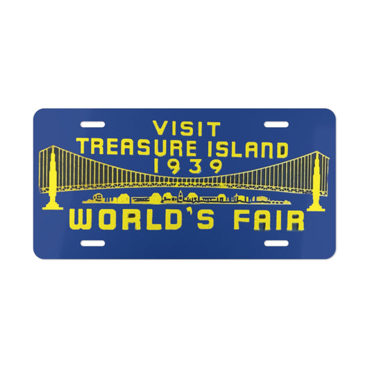 1939 Worlds Fair License Plate Replica