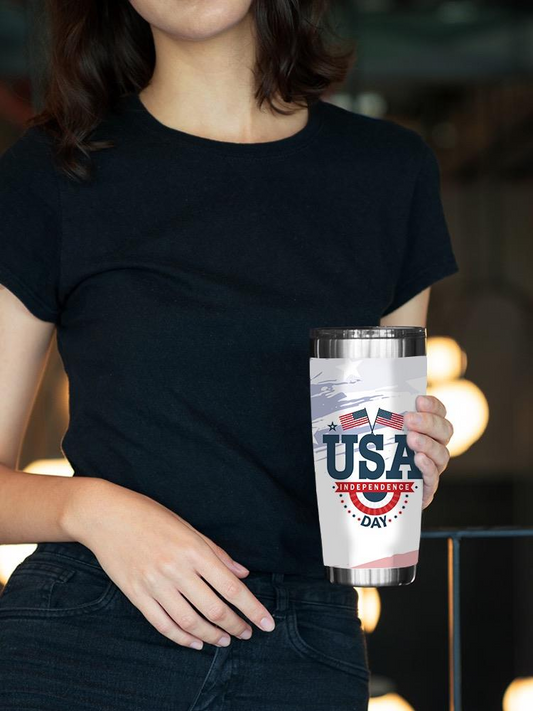 Usa. Independence Day Tumbler -Image by Shutterstock