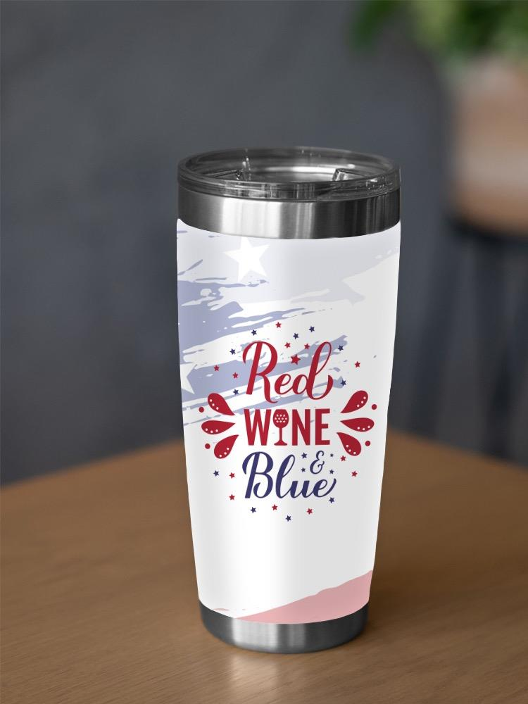Red Wine And Blue. Tumbler -Image by Shutterstock