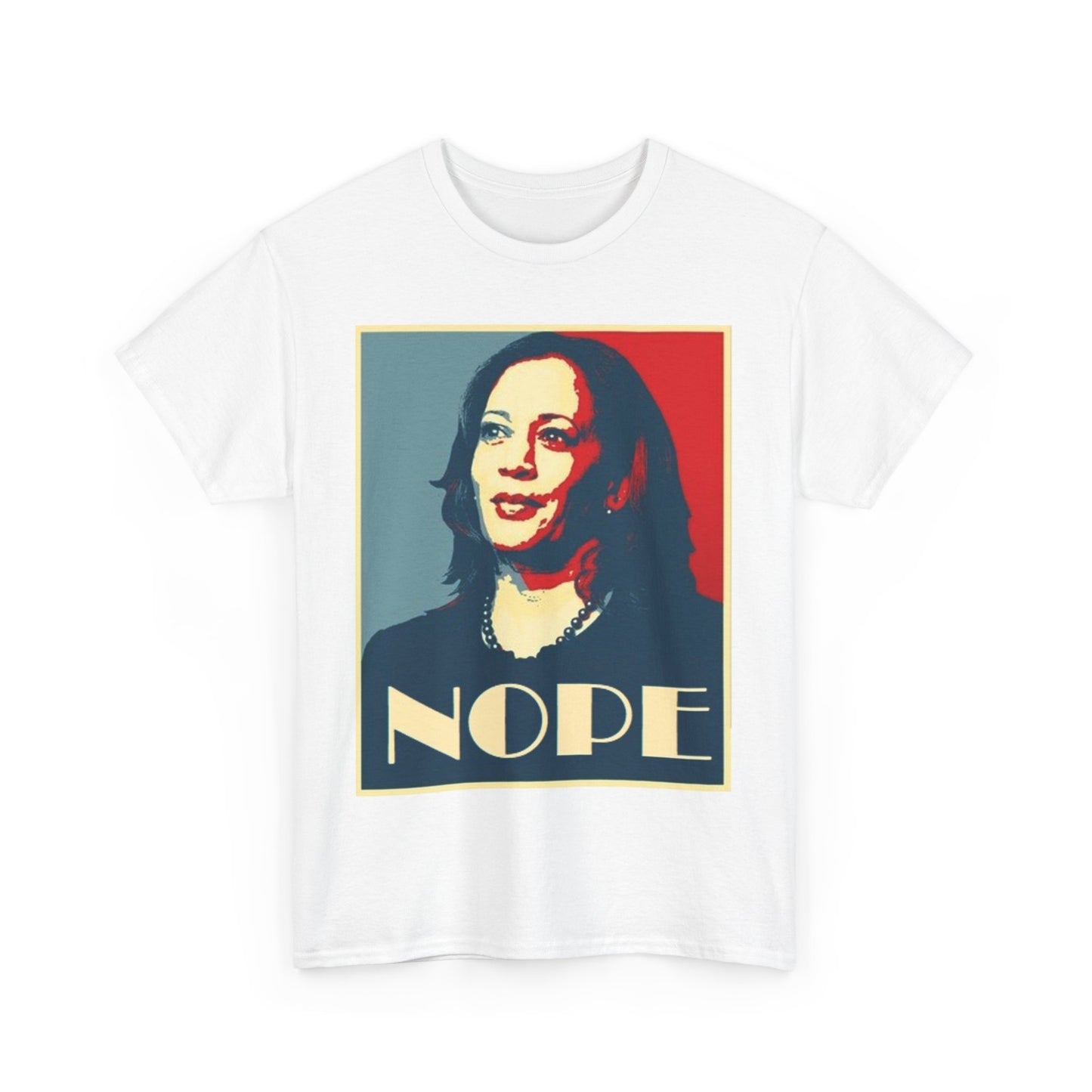 Kamala Harris - NOPE Unisex Heavy Cotton Tee Shirt