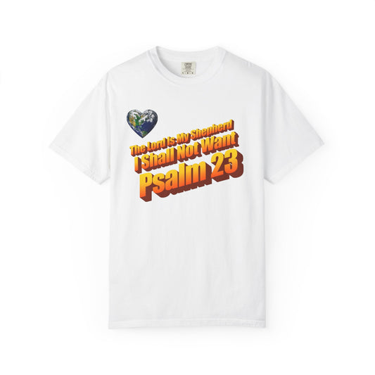 23rd Psalm Faith-Inspired Unisex T-Shirt  Religious Casual Style