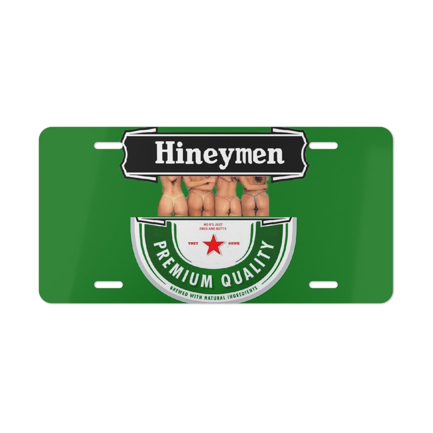 Hineymen Heineken Vanity license Plate