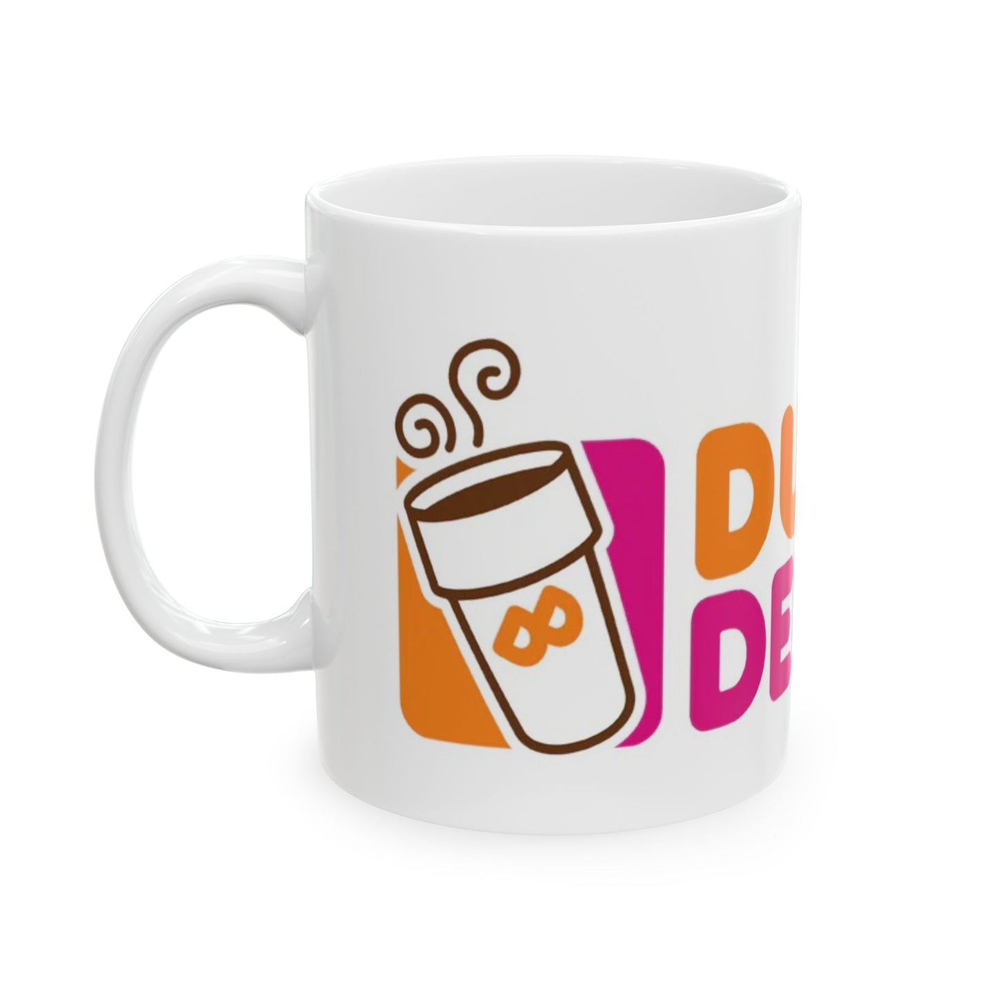 Dunkin Deeznuts Ceramic Mug, (11oz, 15oz)