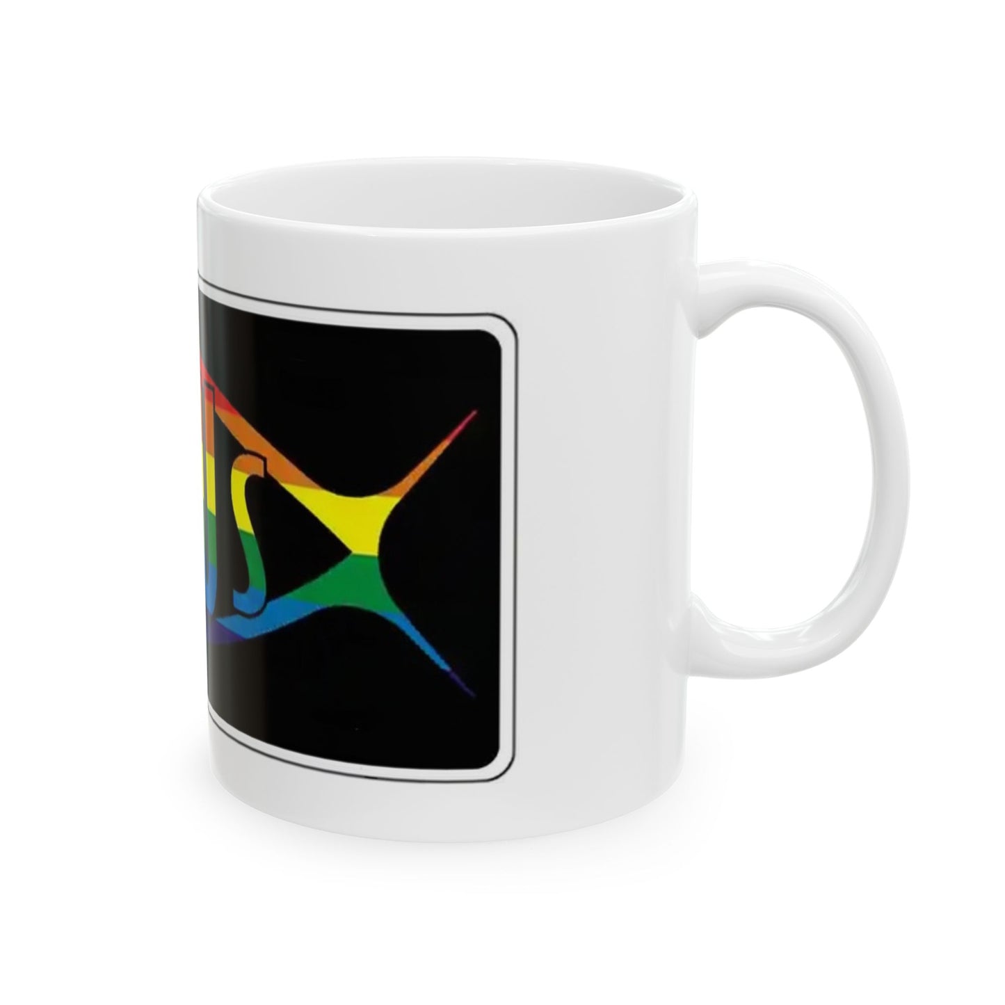 Jesus - Rainbow Fish Christian Ichthys 11 Oz. Ceramic Mug