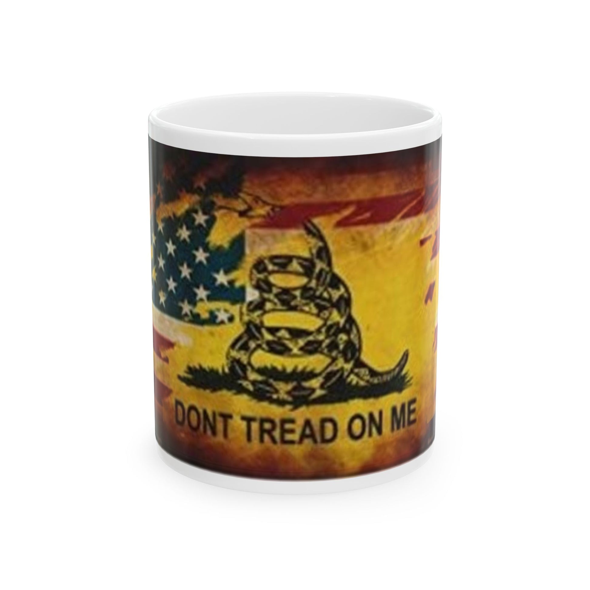 Do Not Tread On Me US Flag 11 Oz. Ceramic Mug