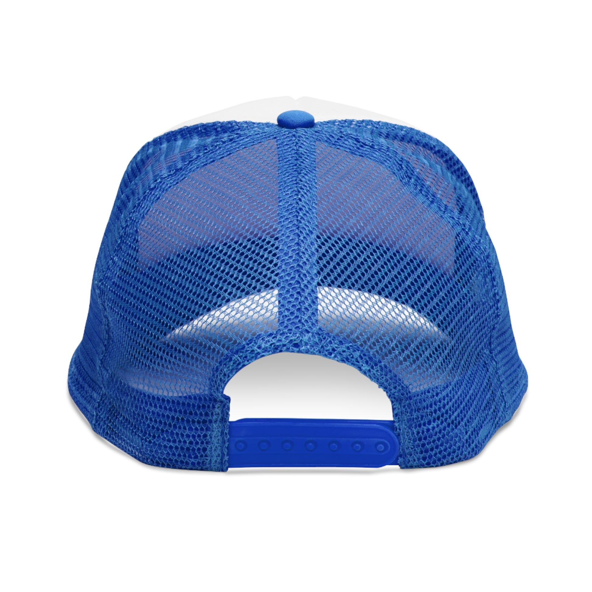 Rear View Blue Popeye Strong To The Finish Mesh Ball Cap