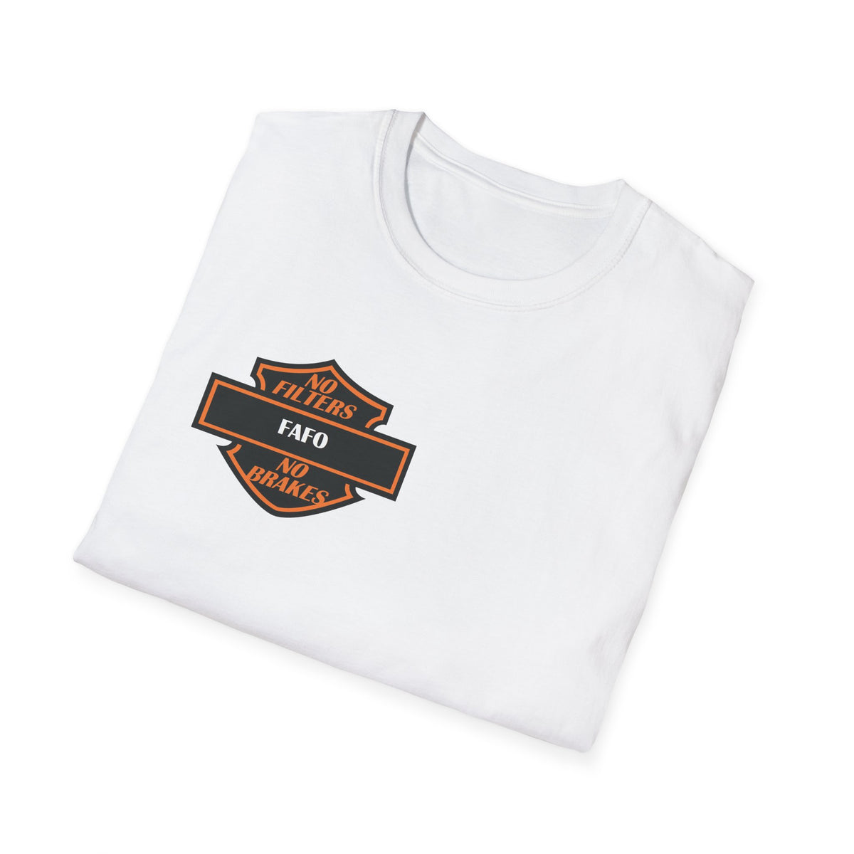 Faded Harley-Inspired Motorcycle T-Shirt FAFO