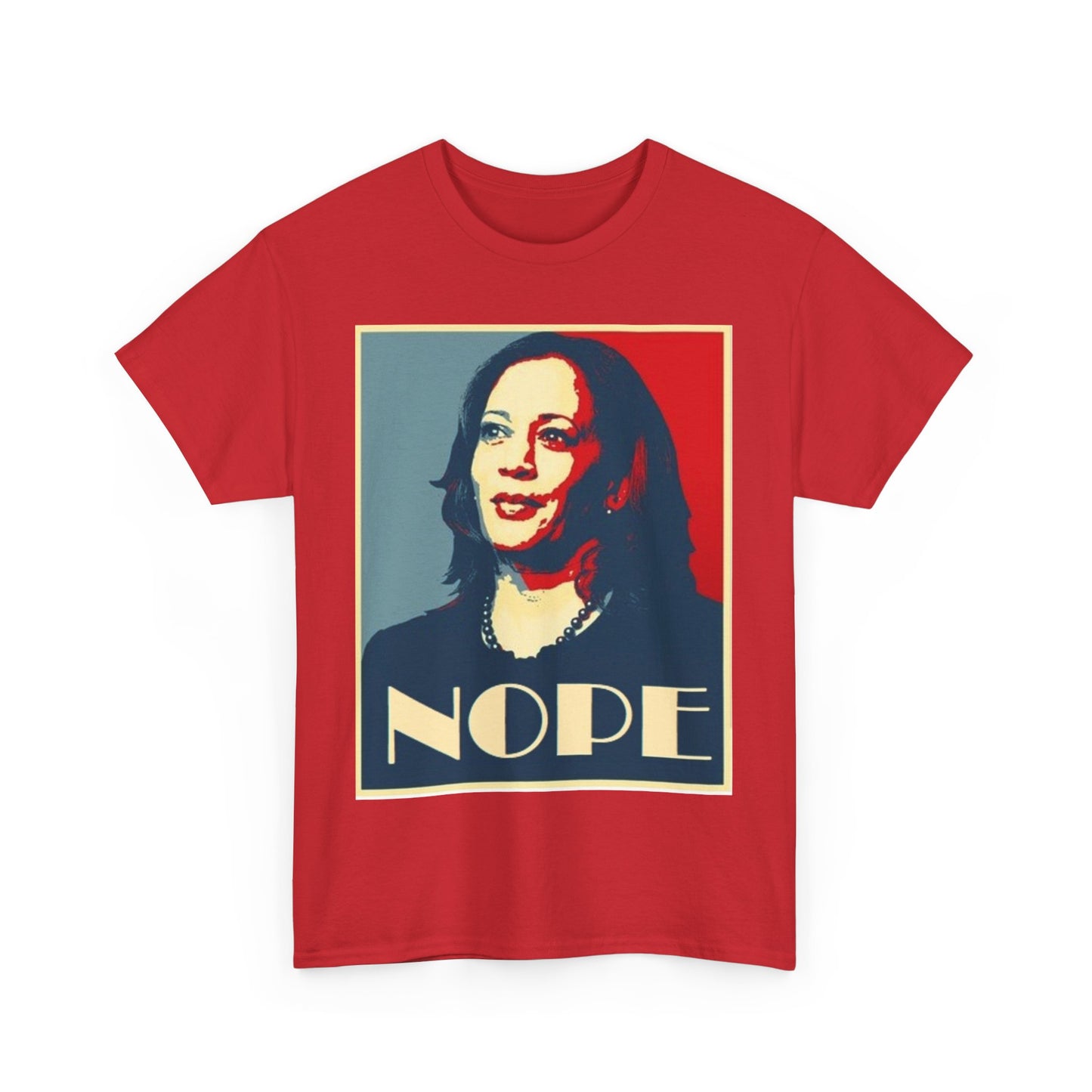 Red Kamala Harris Nope Tee Shirt