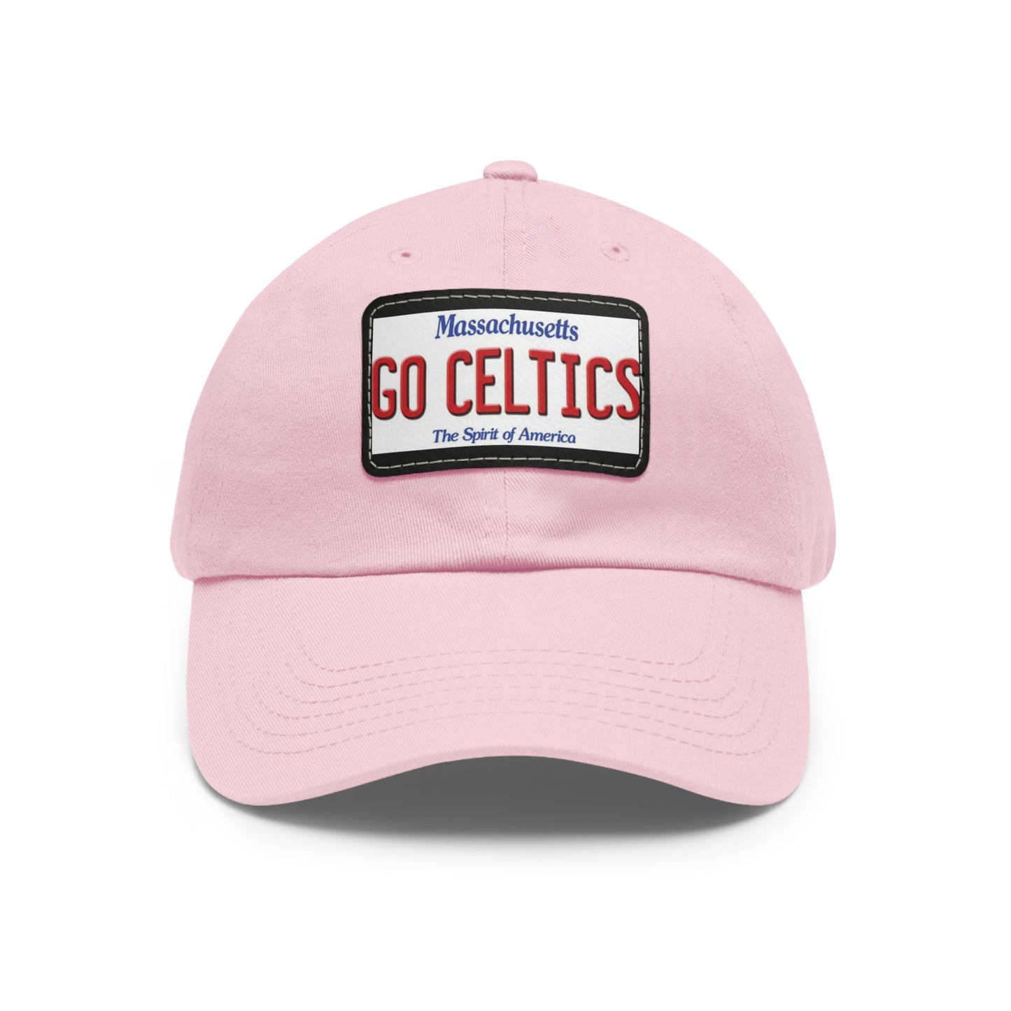 Go Celtics Ball Cap Hat with Leather Patch